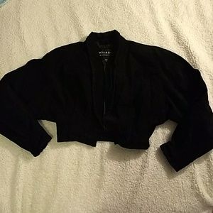 Vintage  80/ 90's suede leather half jacket size s